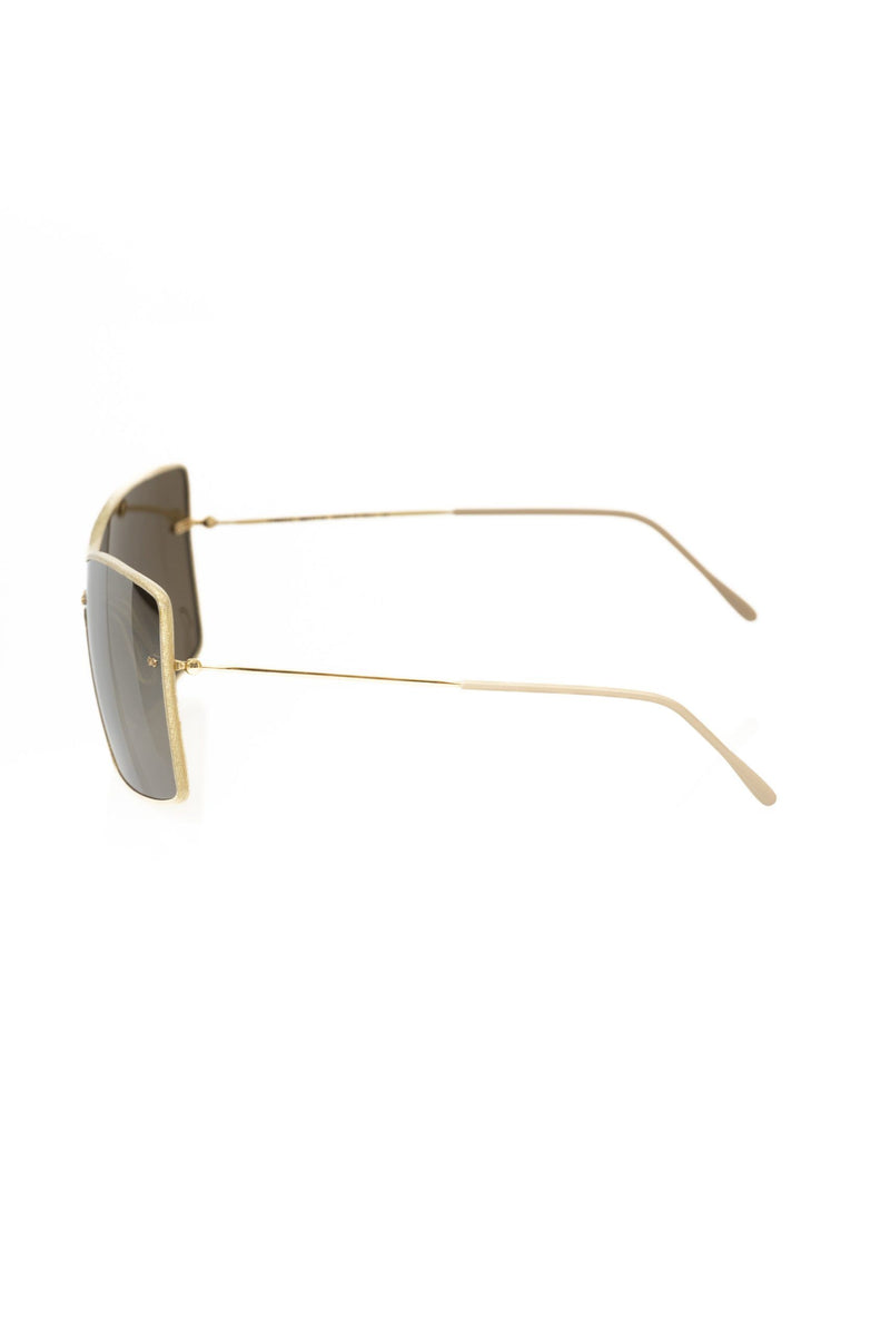 Frankie Morello Gold Metallic Fiber Women's Sunglasses