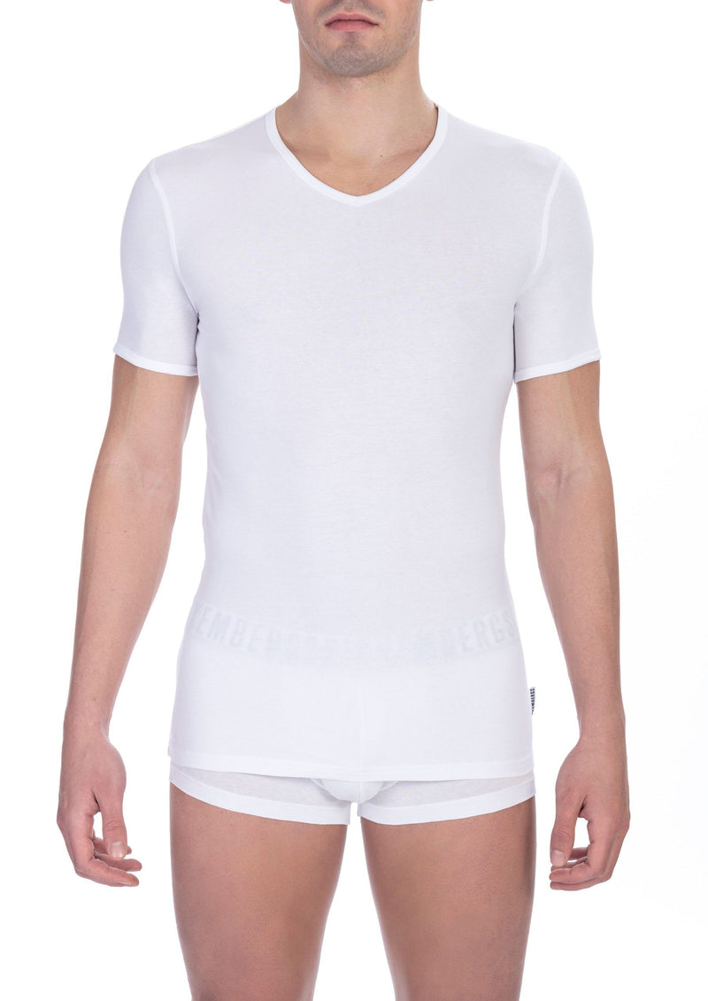 T-shirt blanc en coton pour homme de Bikkembergs