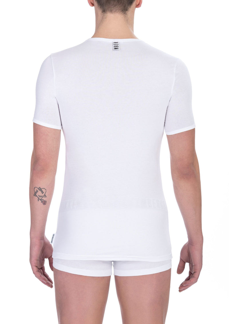 T-shirt blanc en coton pour homme de Bikkembergs