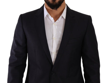 Dolce & Gabbana Bleu MARTINI Costume-manteau 2 pièces coupe slim