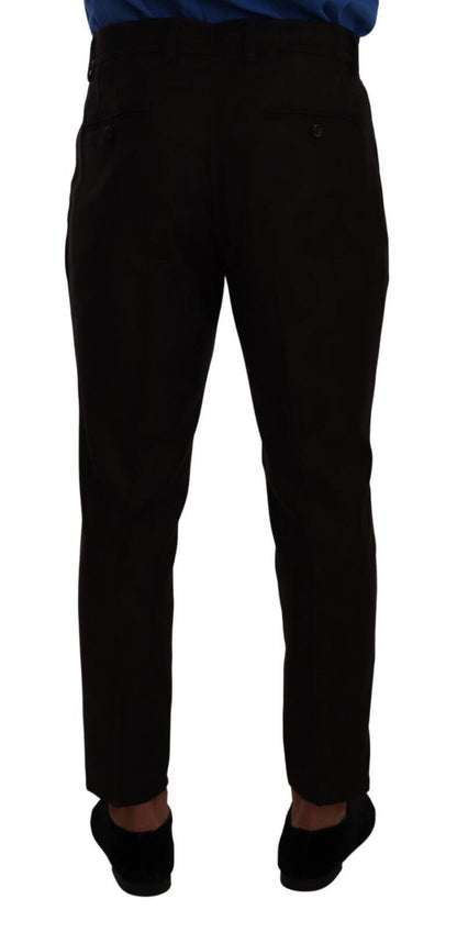 Pantalon slim en laine bordeaux pour homme de Dolce & Gabbana