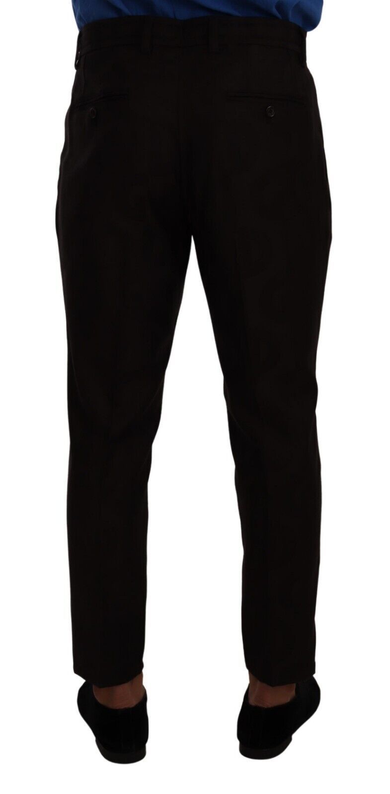 Dolce &amp; Gabbana Bordeaux wollen skinny broek voor heren