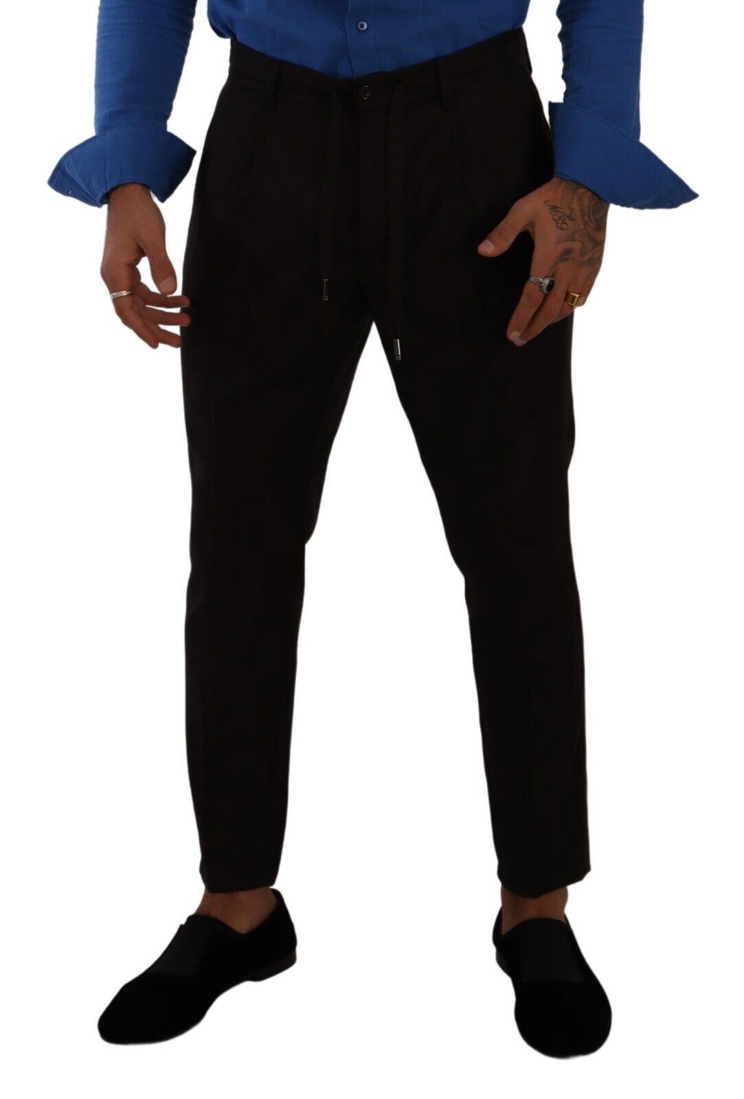 Pantalon slim en laine bordeaux pour homme de Dolce & Gabbana