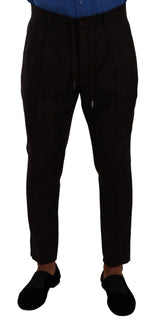 Pantalon slim en laine bordeaux pour homme de Dolce &amp; Gabbana
