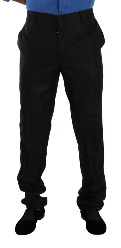 Dolce & Gabbana Combinaison-pantalon en laine et soie grise