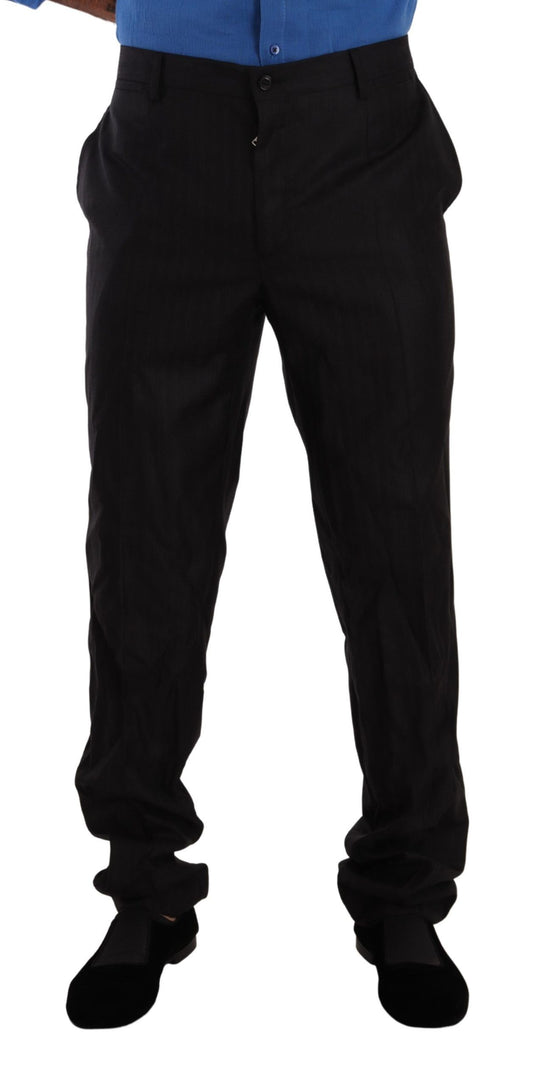 Dolce & Gabbana Combinaison-pantalon en laine et soie grise
