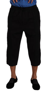 Pantalon court Torero noir en coton de Dolce &amp; Gabbana