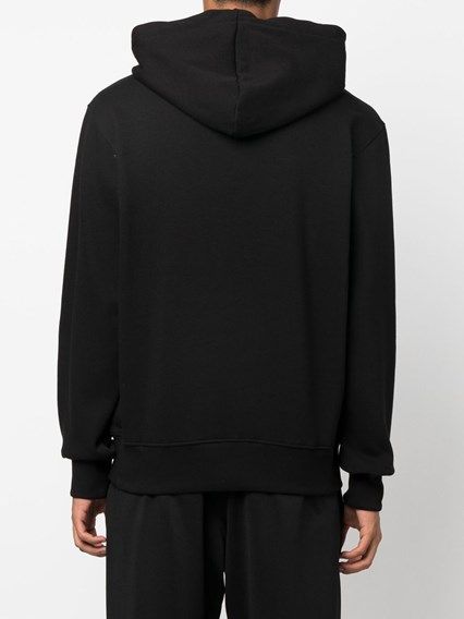 Sweat à capuche noir Versace Jeans Chic