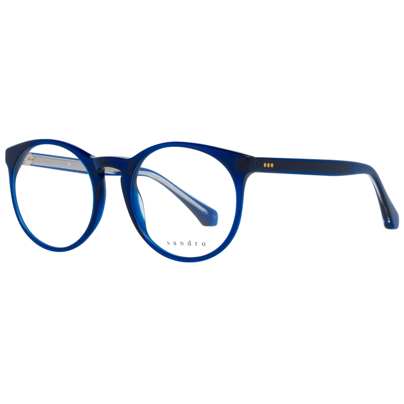 Sandro Blue Women Frames - Elegant Round Acetate Glasses
