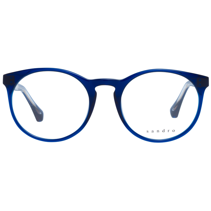Sandro Blue Women Frames - Elegant Round Acetate Glasses
