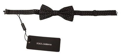 Cravate papillon ajustable noire 100 % soie Dolce & Gabbana