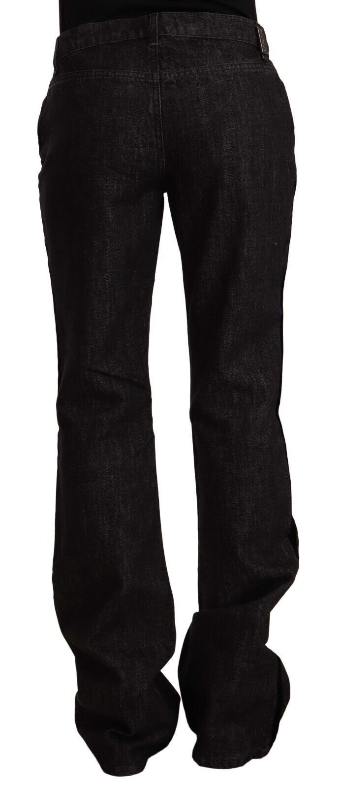 GF Ferre Jean Bootcut Noir Taille Moyenne en Denim 100% Coton