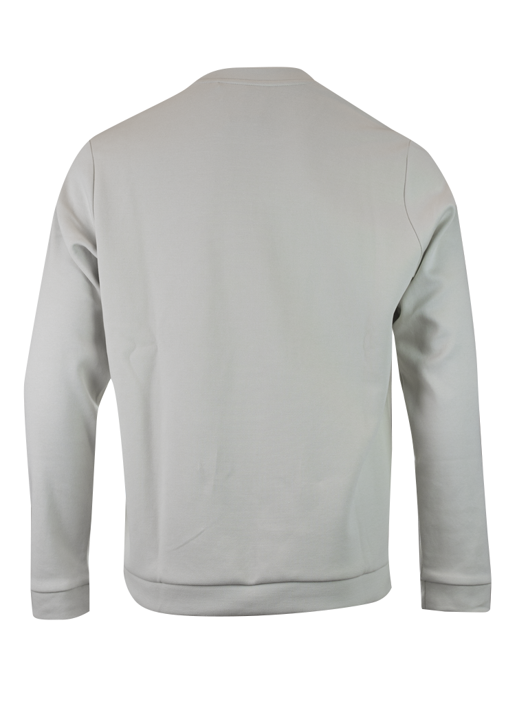 Sweat-shirt en coton beige élégant de Hugo Boss