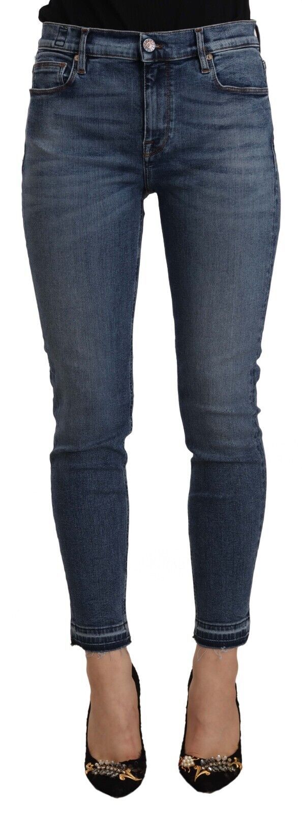Don The Fuller Jeans Femme Slim Fit Cropped Bleu - Confort et Style