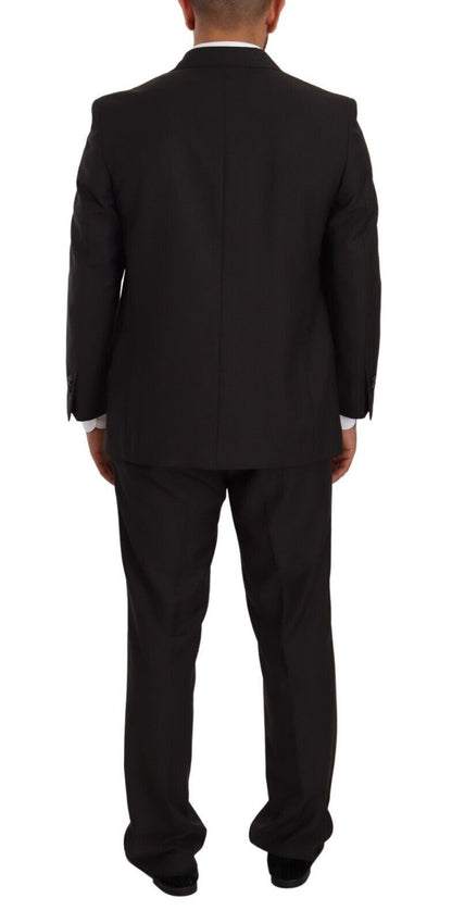 Costume formel gris en polyester à simple boutonnage de Domenico Tagliente