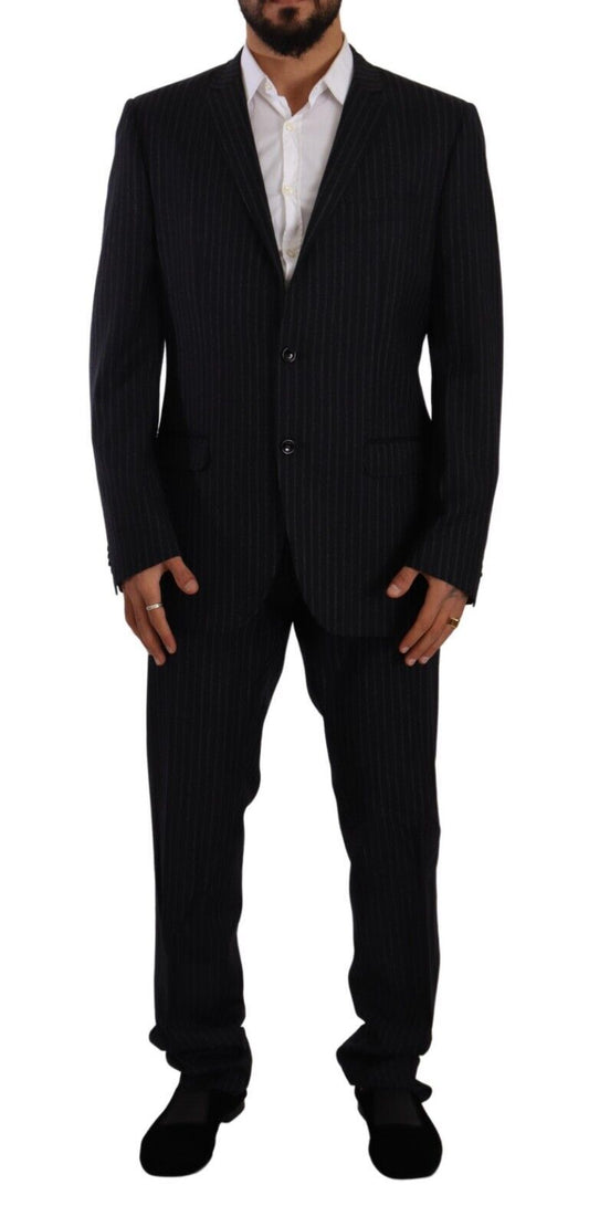 Costume formel gris en polyester à simple boutonnage de Domenico Tagliente