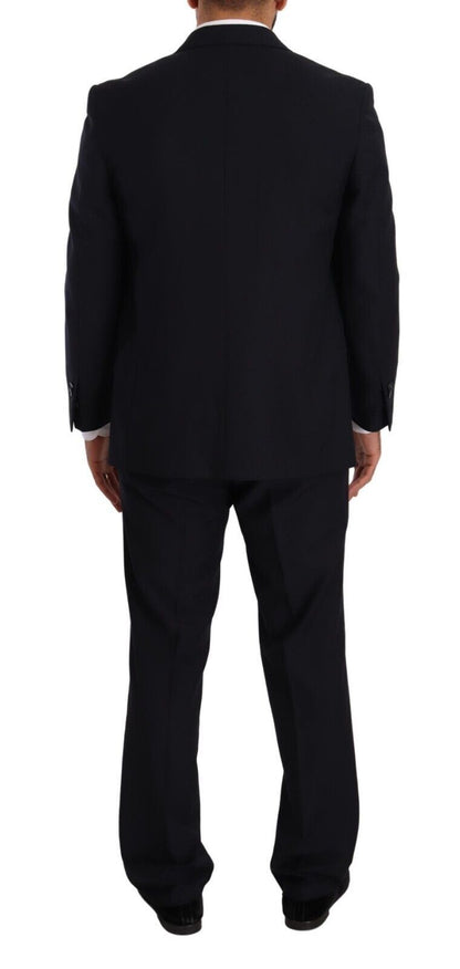 Costume formel bleu en polyester à simple boutonnage de Domenico Tagliente