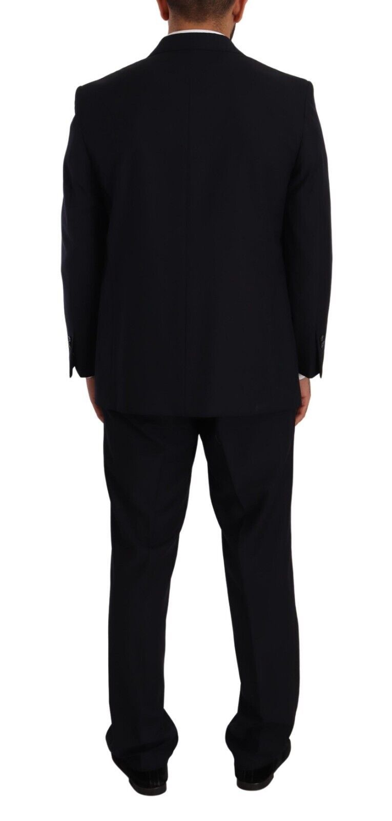 Domenico Tagliente Costume Formelle Noir en Polyester à Boutonnage Simple
