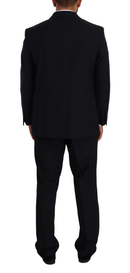 Costume formel bleu en polyester à simple boutonnage de Domenico Tagliente