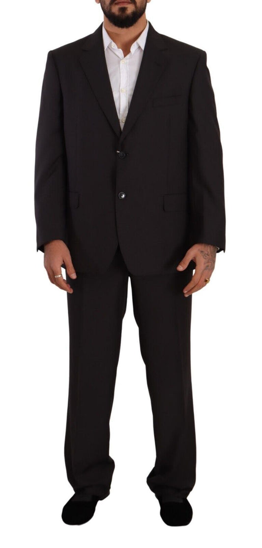 Costume formel gris en polyester à simple boutonnage de Domenico Tagliente