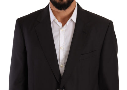 Costume formel gris en polyester à simple boutonnage de Domenico Tagliente
