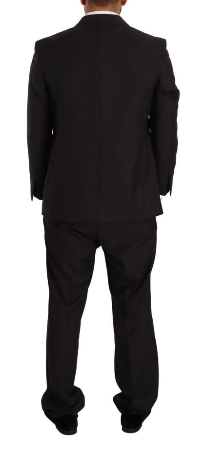 Costume formel à simple boutonnage gris foncé de Domenico Tagliente