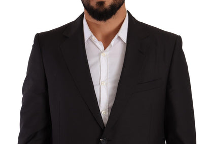 Costume formel à simple boutonnage gris foncé de Domenico Tagliente