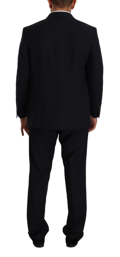 Costume formel bleu en polyester à simple boutonnage de Domenico Tagliente