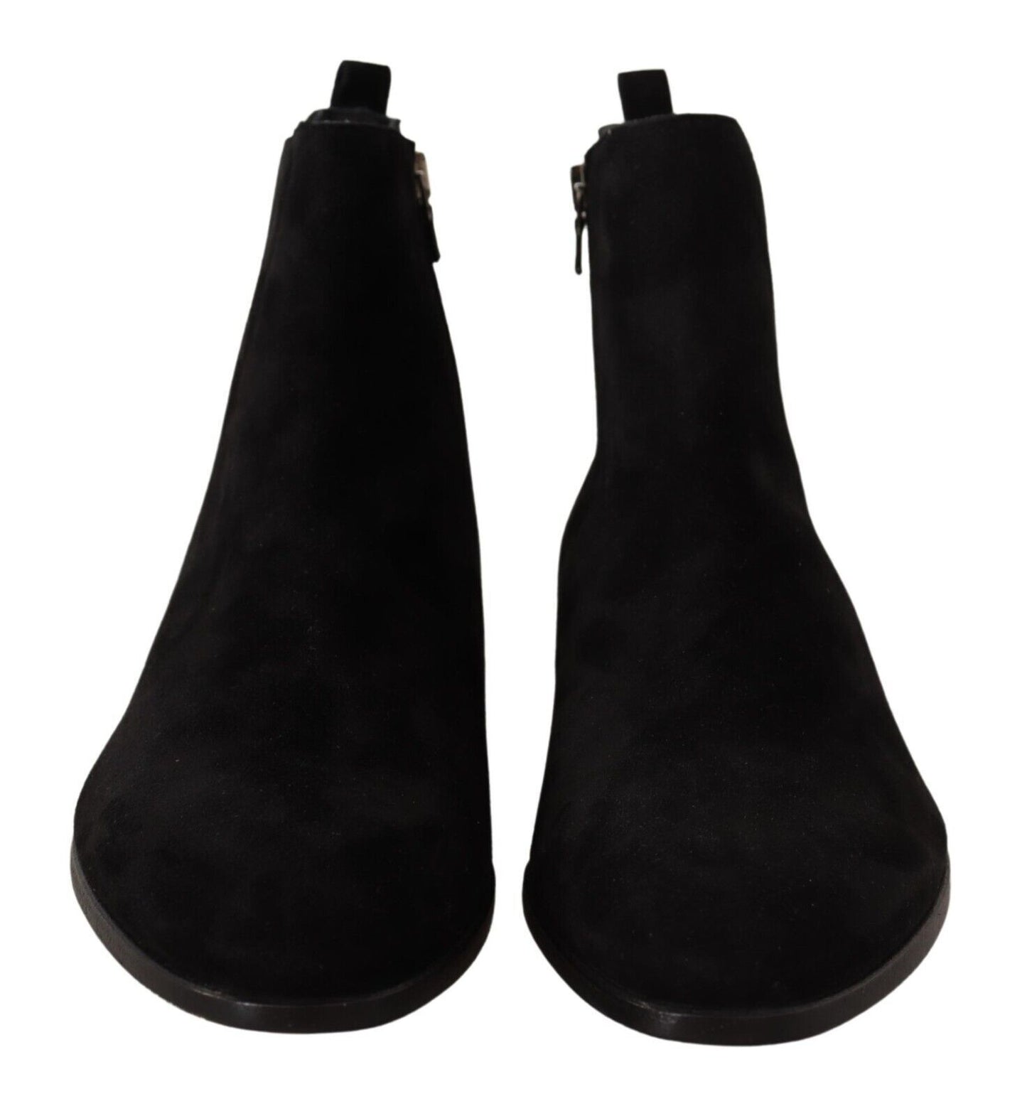 Bottines Chelsea en cuir suédé noir pour homme de Dolce & Gabbana