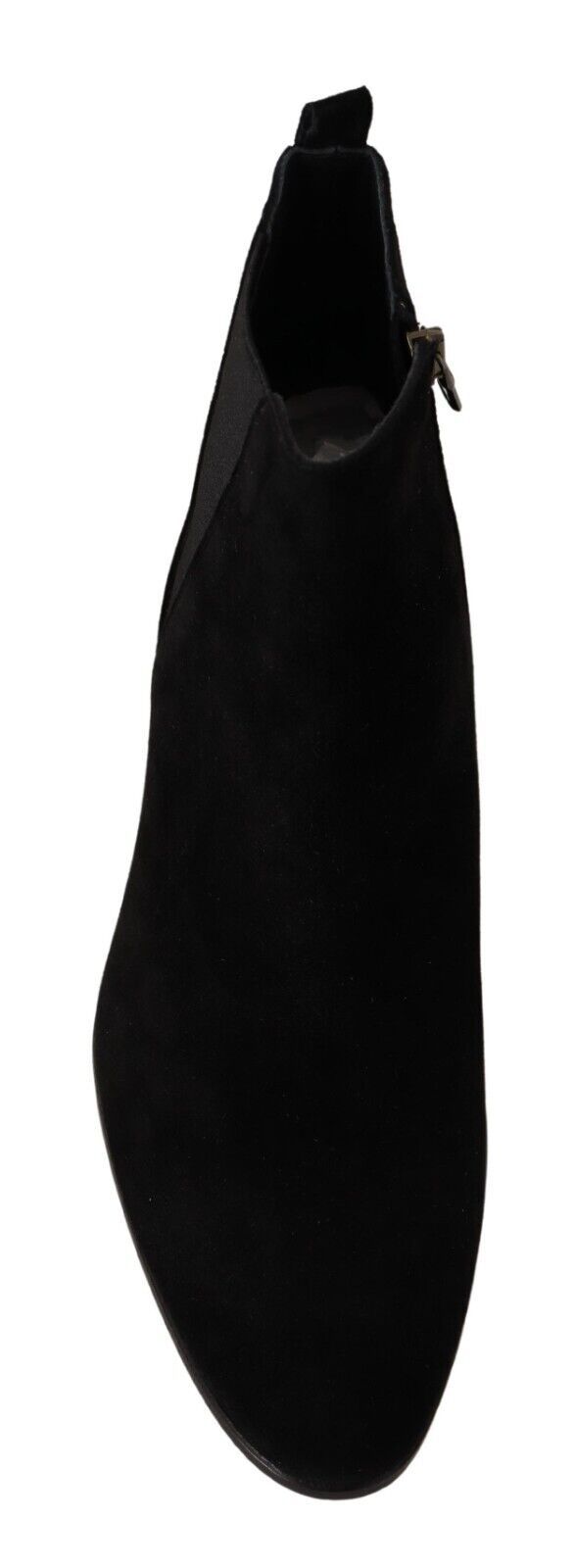 Dolce & Gabbana Black Suede Leather Chelsea Boots for Men