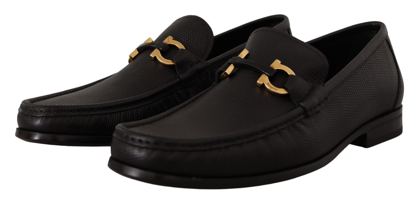 Brogues Salvatore Ferragamo en cuir de veau noir élégantes
