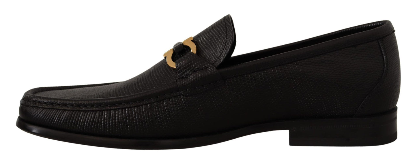 Brogues Salvatore Ferragamo en cuir de veau noir élégantes