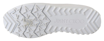 Sneakers en cuir blanc élégantes de Jimmy Choo