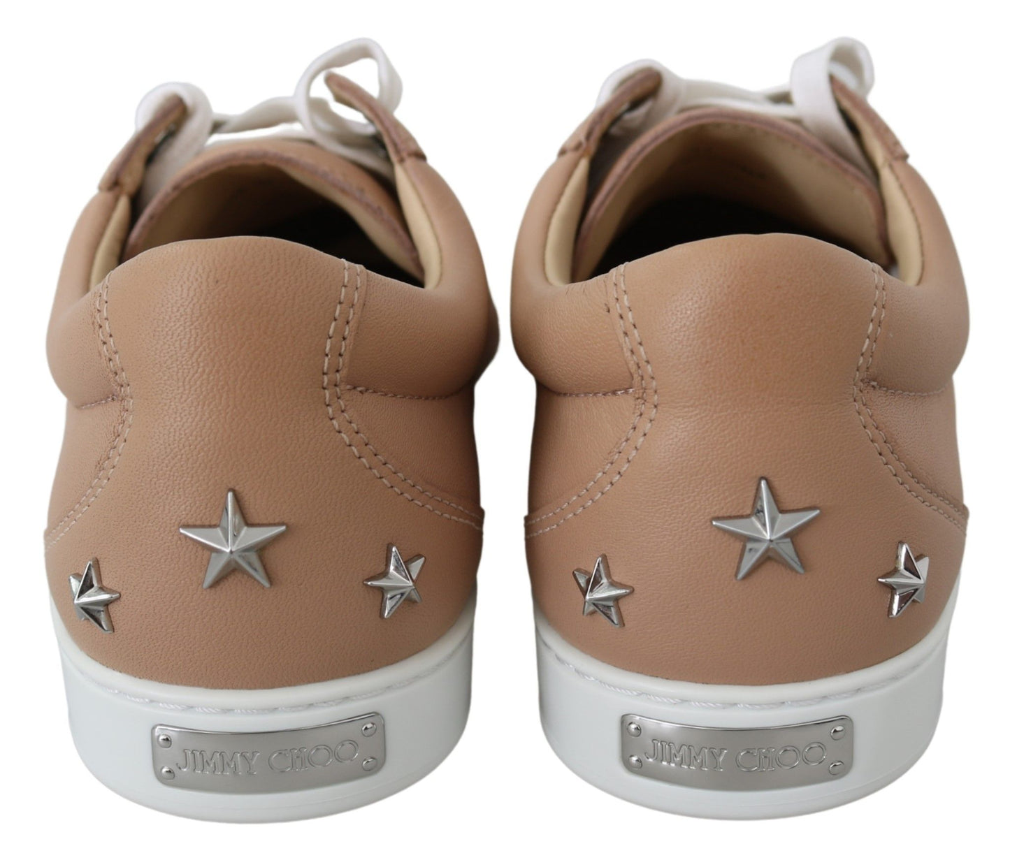 Jimmy Choo Sneakers van gepoederd roze nappaleder