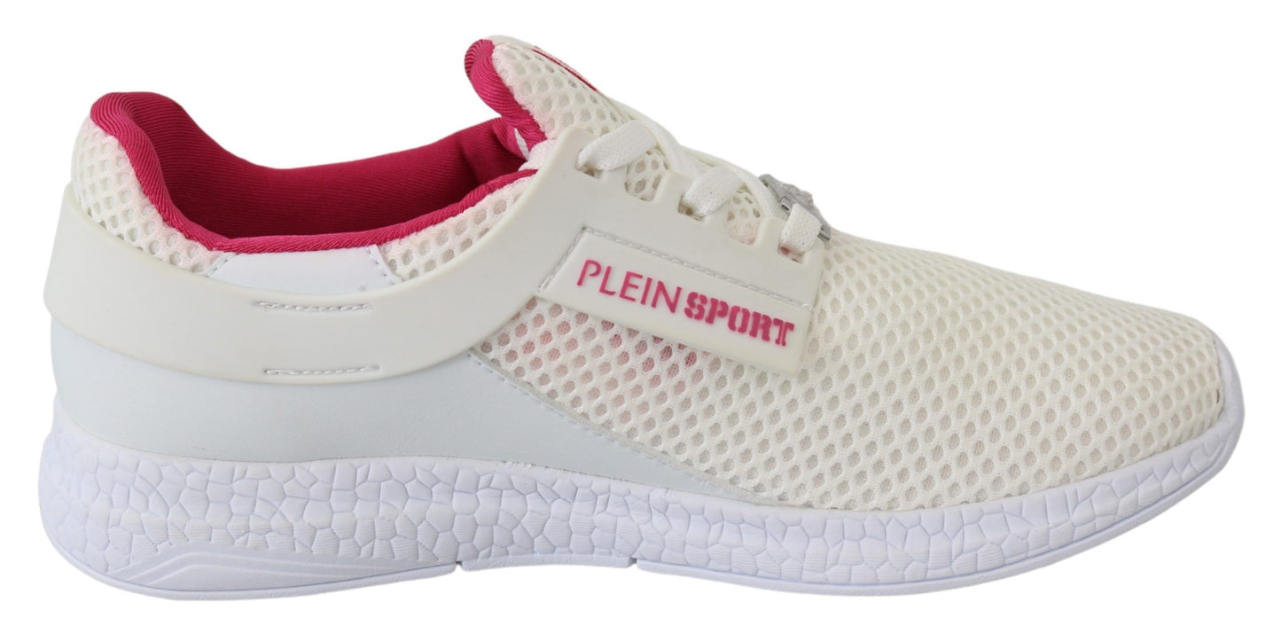 Sneakers blanches Becky de Plein Sport, en exclusivité.