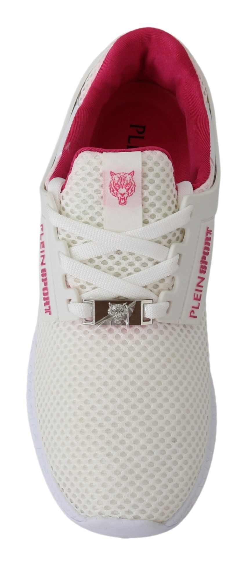 Sneakers blanches Becky de Plein Sport, en exclusivité.