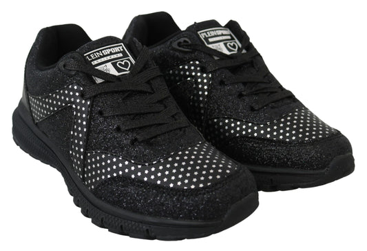 Plein Sport Chaussures de sport Jasmines, élégantes, noires, type running.