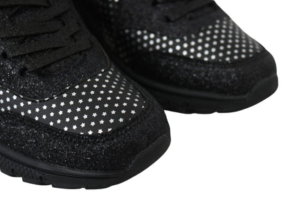 Plein Sport Chaussures de sport Jasmines, élégantes, noires, type running.