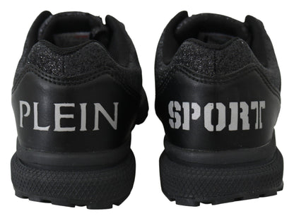 Plein Sport Chaussures de sport Jasmines, élégantes, noires, type running.