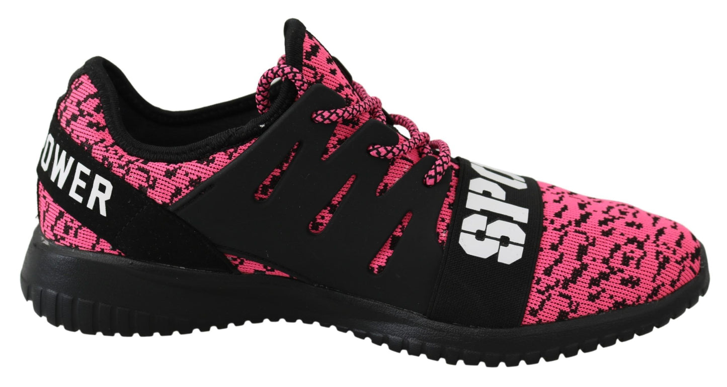 Plein Sport Chic, baskets sportives rose poudré