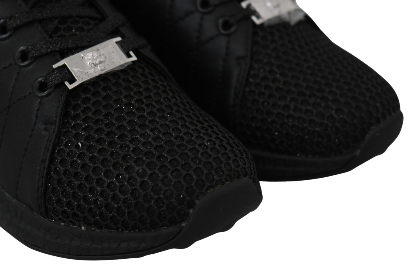 Plein Sport Exquisite Black Runner Gisella Sportsneakers