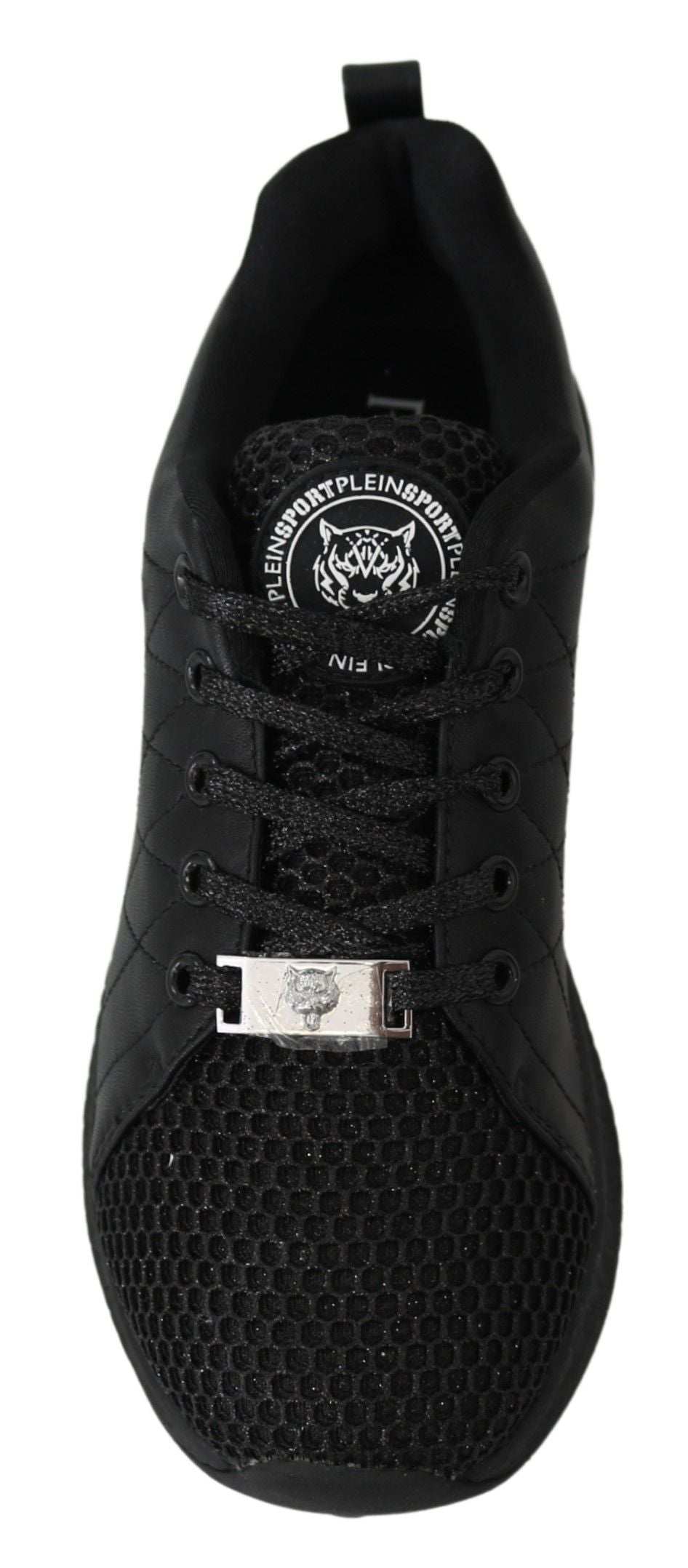 Plein Sport Exquisite Black Runner Gisella Sportsneakers