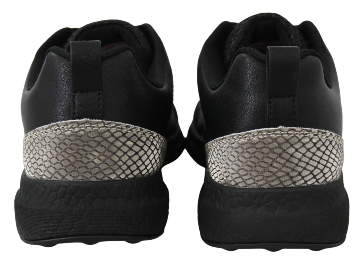 Plein Sport Exquisite Black Runner Gisella Sportsneakers
