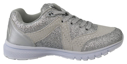 Plein Sport Chic Silver Runner Jasmines, baskets.
