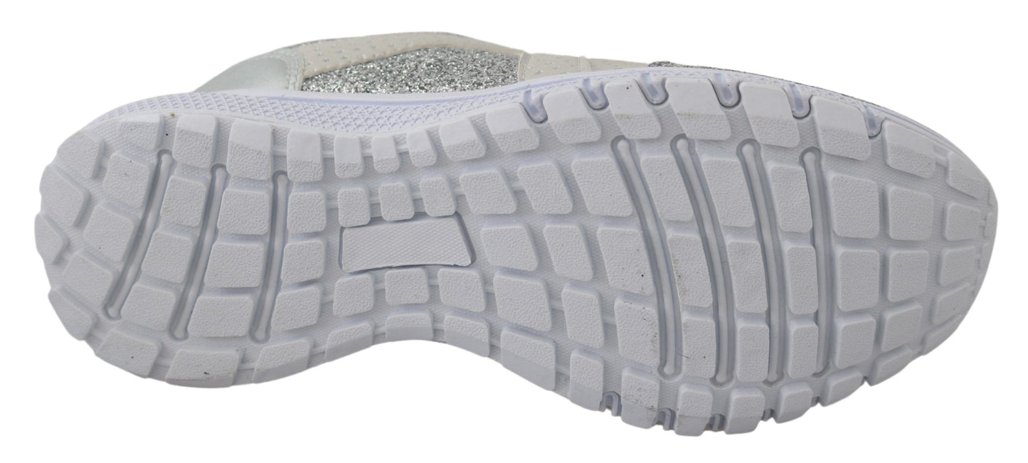 Plein Sport Chic Silver Runner Jasmines, baskets.