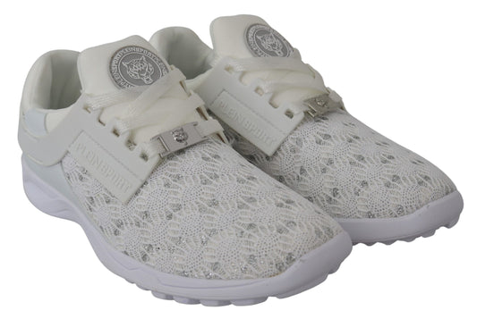 Plein Sport Beth, baskets de sport blanches et épurées