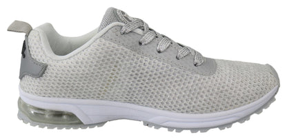 Plein Sport, baskets sport Gretel argentées Glamorous