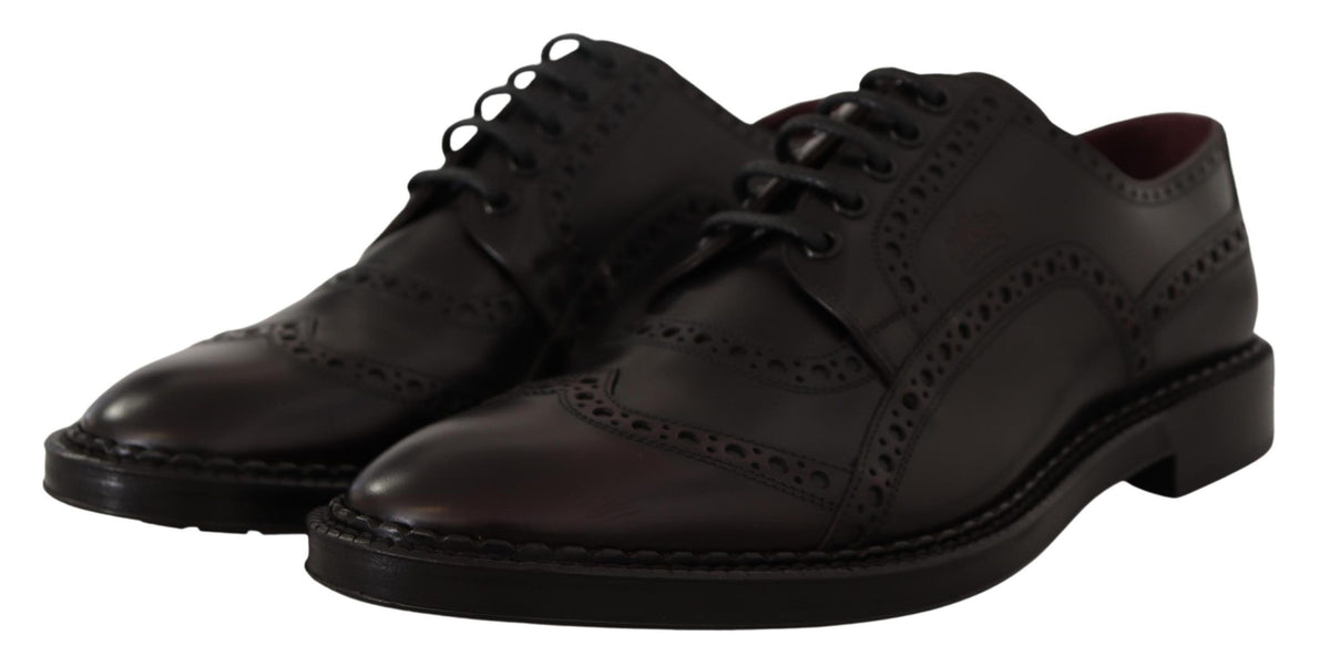 Dolce & Gabbana Chaussures Formelles Oxfords en Cuir Violet