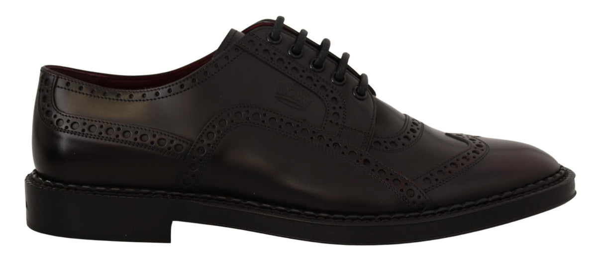 Dolce & Gabbana Chaussures Formelles Oxfords en Cuir Violet