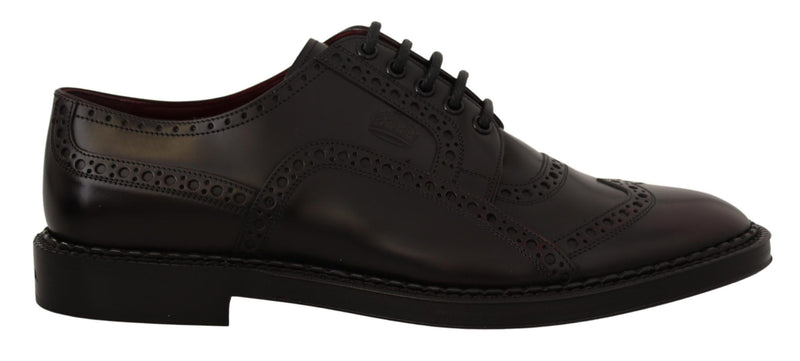 Dolce & Gabbana Chaussures Formelles Oxfords en Cuir Violet